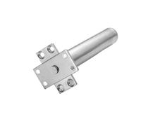 Spring Door Closer, Door Closer, Automatic Inner Concealed Spring Chain Closing Device Buffer Rebound 1pc(Silver)