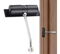 Spring Door Closers, Automatic Gate Spring Soft Closing Closer, Easy to Install, Aluminum Alloy Spring-Loaded Soft Closing Hinge for Garden Gates, Screen Doors, Fences, Sheds