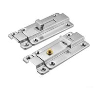 Spring Door Latch Bolt Made of Rust Resistant Stainless Steel Featuring Automatic Rebound and Manual Two Direction Operation (3-inch)