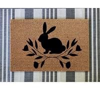 Spring Doormat,Modern Bunny Doormat,Easter Bunny Doormat,Easter Doormat,Bunny Doormat,Door Mat,Doormat,Welcome Mat,Spring Decor 30x18 Inch