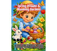 Spring Dreams & Blooming Gardens: Relaxing Spring Coloring Book for Kids 8+, Teens, Adults and Seniors | Flowers, Butterflies, Gardens and Nature Scenes | 6x9 Inches | 40 Beautiful Illustrations