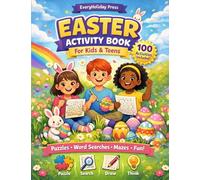 Spring Easter Activity Book for Kids & teens: Puzzles - Mazes - Word Searches - Games & More!