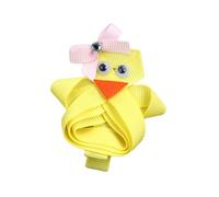 Spring Easter Theme Hair Clip Chicken/Bunnies Hair Pin Fabric Barrette For Children Festival Looking Holiday Hair Decoration