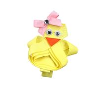 Spring Easter Theme Hair Clip Chicken/Bunnies Hair Pin Fabric Barrette For Children Festival Looking Holiday Hair Decoration