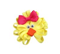 Spring Easter Theme Hair Clip Chicken/Bunnies Hair Pin Fabric Barrette For Children Festival Looking Holiday Hair Decoration