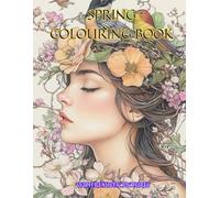 Spring Easter Themed Adult Colouring Book With Realistic Pictures Stress Relief Colouring 80 Pages