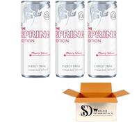 Spring Edition Cherry Sakura 250ml Cans - Limited Seasonal Energy Drink (3 Cans)