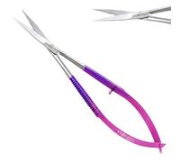Spring Embroidery Scissors and Cross Stitch Sewing Craft Small Tool Scissor (Pink Purple Straight)