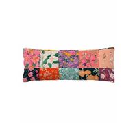 Spring Floral Body Pillow Cover 20 x 54 Inch Decorative Pillow Cover Colorful Summer Botanical Vintage Plaid Lumbar Pillowcase Seasonal Rectangle Cushion Case for Couch Sofa Bed Living Room