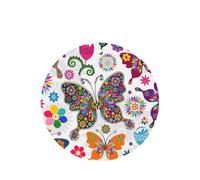 Spring Floral Butterfly Printing 10 Pcs Air Freshener Cards,Car Scented Hanging Sheets Air Freshener Set For Car Decoration