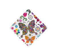 Spring Floral Butterfly Printing 10 Pcs Air Freshener Cards,Car Scented Hanging Sheets Air Freshener Set For Car Decoration