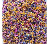 Spring Flower Blend - Edible flowers - Rose, Cornflower and Marigold - All natural, Culinary grade Delights (0.35oz) - Premium Quality - Perfect for Beverages, Cakes