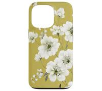 Spring Flower Blossoms in White Case for iPhone 13 Pro