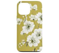 Spring Flower Blossoms in White Case for iPhone 13 Pro Max
