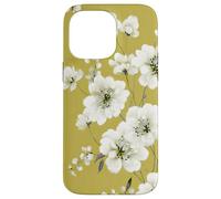 Spring Flower Blossoms in White Case for iPhone 14 Pro Max