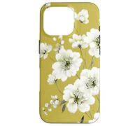 Spring Flower Blossoms in White Case for iPhone 16 Pro