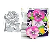 Spring Flower Leaf Metal Die Cuts for Card Making, Spring Flower Leaf Card Cutting Dies Cut Stencils DIY Scrapbooking Album Decorative Embossing Paper Card Art Craft