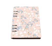 Spring Flowers and Birds Notebook, Pu Leather A5 Notebooks, Lined Paper Reporters Notebook 180Pages/90Sheets, Note Books for Note Taking, Notepads for Office, Revision Supplies Journal Diary