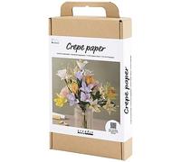 Spring Flowers Bouquet | Crepe Paper Flower Making Craft Kit for Adults
