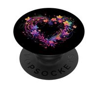 Spring Flowers Insects Heart Trail Nature Garden Fun PopSockets Adhesive PopGrip
