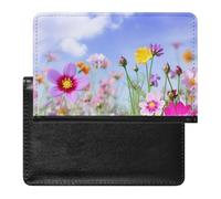 Spring Flowers Passport Cover Protector Rfid Blocking Passport Holder Id Card Holder Secure Travel Wallet Organizer for Passport Tickets Credit Cards, style, One Size