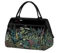 Spring Flowers Wildflowers Gym Bag for Men Women, Daisy Leaves Travel Sports Duffel Bags Waterproof Weekend Overnight Bag Lightweight Carry On Luggage Tote