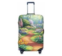 Spring Forest and Garden Elastic Travel Luggage Cover Suitcase Protector, Print Suitcase Baggage Cover Anti-Scratch