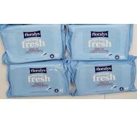 Spring Fresh Flushable Moist Toilet Tissues - 4 × 42 Wipes | Plastic Free & Biodegradable | Gentle Cleansing Toilet Wipes | Plant Based Fibres