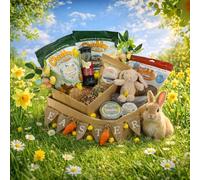 Spring Garden Bird Gift Box - Complete Bird Feeding Bundle with Mealworms, Suet Pellets, Seeds, Coconuts & Peanut Feeder | Wildlife Gift for Bird Lovers