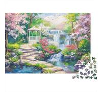Spring Garden Scene 1000 Pc Eco-friendly Paper Jigsaw Puzzle Bundle Adults Kids 12 Years Up Family Game Wall Decor Value Pack 70x50cm/1000pcs