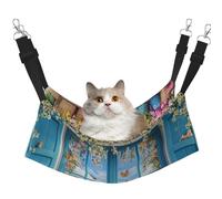 Spring Garden Window With Easter Background Printed Pet Hammock - Sleeping Hammock For Cats, Rabbits, Ferrets, Puppies, Small Animals