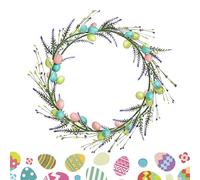 Spring Garland - 5ft Artificial Egg Spring Decorations | Easter Decorations Garland,for Garden Indoor Thanksgiving Holiday Party Home Room Dormitory Vacation Photo Window Porch