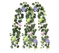 Spring Garland for Mantle - Artificial Egg Decorations | Easter Decorations Garland,for Wreath Garden Daily Indoor Holiday Party Home Room Dormitory Vacation Photo Window Porch