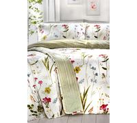 Dreams & Drapes Spring Glade Floral Quilted Bedspread, Multi, 195 x 229 Cm