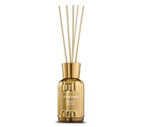 SPRING Gold Reed Diffuser 100ml with 5 Reed Sticks - French-Made Perfume Diffuser, Home Aromatherapy with Elegant Glass Bottle - Luxury Gift for Home Decoration, Long-Lasting French Musk Scent