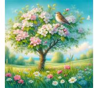 Spring Grasslands 1000 Piece Jigsaw Puzzles for Adults and Kids, Impossible Puzzle, Jigsaws 1000 pieces for adults Gifts, Difficult jigsaw puzzles for The Whole Family