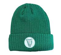 Spring Green Harp Knitted Hat Guiness Cap for Men and Women 100% Acrylic