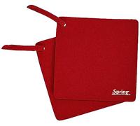 Spring Grips 2094045602 Oven Gloves, 1 Pair, Fabric, Red, 1.8 x 20 x 23.4 cm