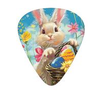 Spring Happy Festival Holiday Printed Custom 12 Pieces Guitar Pick In A Box,The Pick Makes Sound Clear, Ukulele, Electric Bass (0.46 0.71 0.96mm)