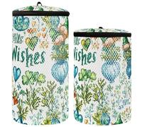 Spring Happy St. Patrick's Day Clover Lucky Green Shoe Bag Washing Machine Sneaker Wash Bag Set of 2 Mesh Laundry Bag For Shoes Shoe Cleaner Bag For Washer, Spring Happy St. Patrick's Day Clover Lucky