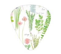 Spring herb garden 12 pcs guitar cubes, 3 thicknesses contain 0.46mm, 0.71mm, 0.96mm, with storage box