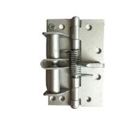 Spring Hinges 90 Degree Hidden Door Closer 90 Degrees Positioning Soft Close Spring Hinge Stopper for Screen Door Cabinet Furniture Hardware(Silver)