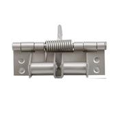Spring Hinges Metal Automatic Closer Door Closing Hinge Adjust The Door Closing Device Furniture Door Hardware(Silver)