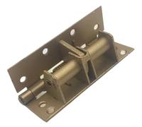 Spring Hinges Metal Automatic Spring Closer Closing Hinge Adjust The Closing Device Furniture Door Hardware(Gold)