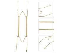 Spring Hook Plate Holder for Wall Display Adjustable for Round and Square Plates Invisible from Front View (12inch)