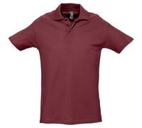 Spring II Short Sleeve Heavyweight Polo Shirt SOL'S Burgundy L