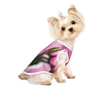 Spring is in The Air Print Dog Shirt Summer Pet T-Shirts Stretchy Cats Dogs Tee Shirt Sleeveless Tank Top Dog Vest