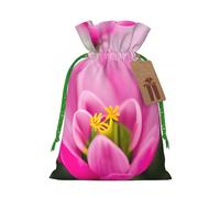 Spring Is In The Air Print Drawstring Gift Bags Packaging Party Candy Goodie Bag Xmas Presents Decor Holiday Giving