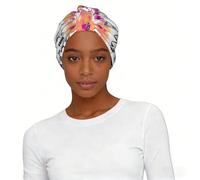Spring is in The Air Print Retro Turban Hat for Women Stretch Printed Headscarf Pull On Travel Ready Alternative Gift