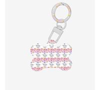 Spring is in The Air Printing 1 Pc Dog Bone Shape Id Tags Double Sided with Key Ring Craft for Pets